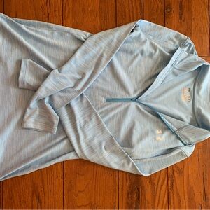 Under Armour Sky Blue Quarter-Zip Top